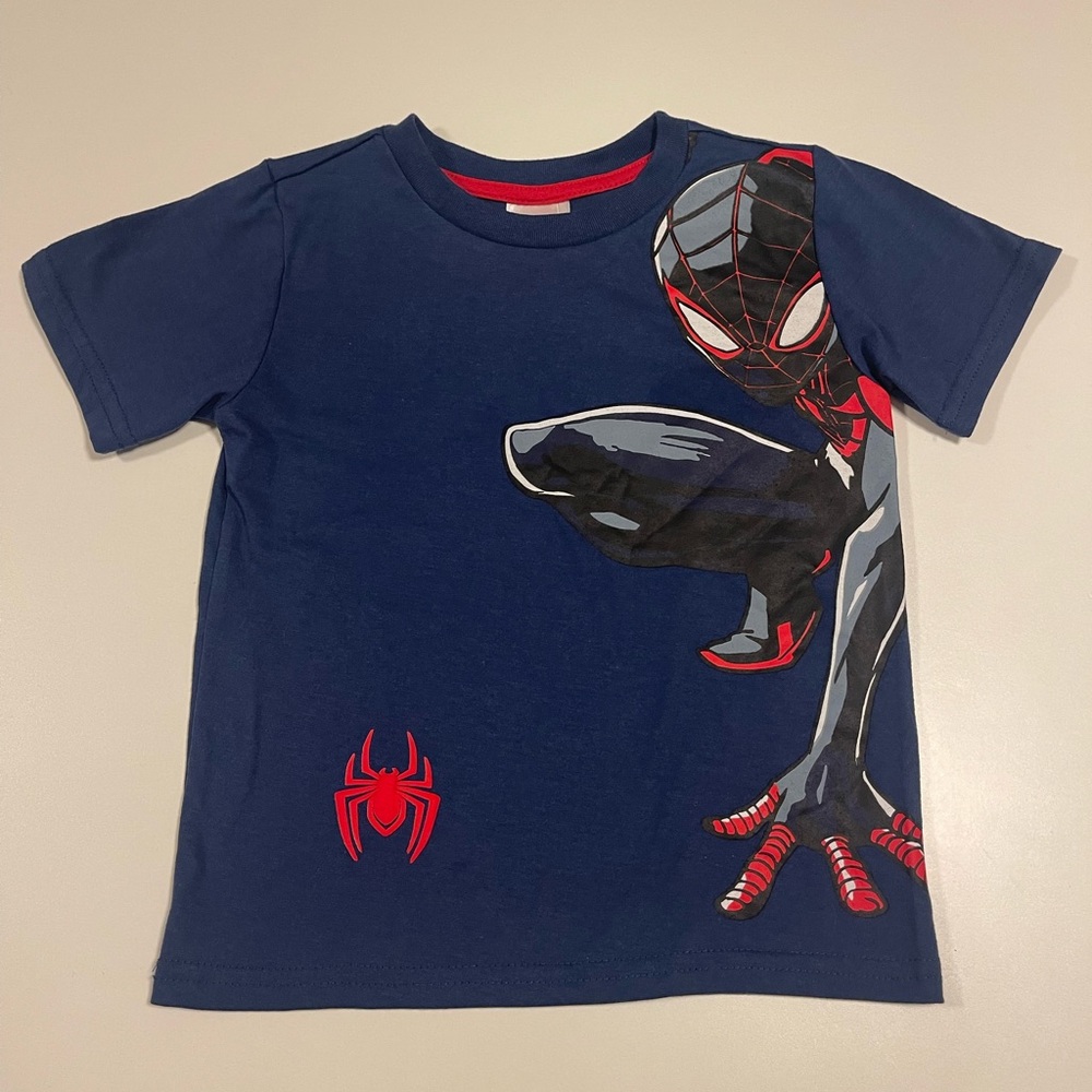 Spiderman Navy and Red Kids Tee